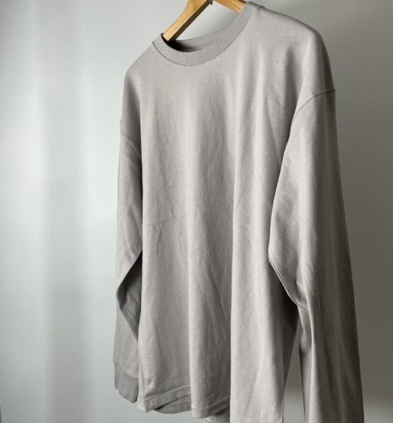 【Men's】SCREEN STARS | スクリーンスターズ　Crew Neck Long Sleeve Tee - LIGHT GREY