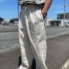 【Men's】COMMON EDUCATION | コモンエデュケーション　DENIM SLACKS RIGID - OFF WHITE - 画像 (2)