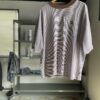 【Men's】Less by SHELTECH | シェルテック　Wide Tee - BROWN × WHITE - 画像 (2)
