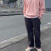 【Unisex】Import Brand　Garment Dyed Crew Swat - PEACH - 画像 (2)