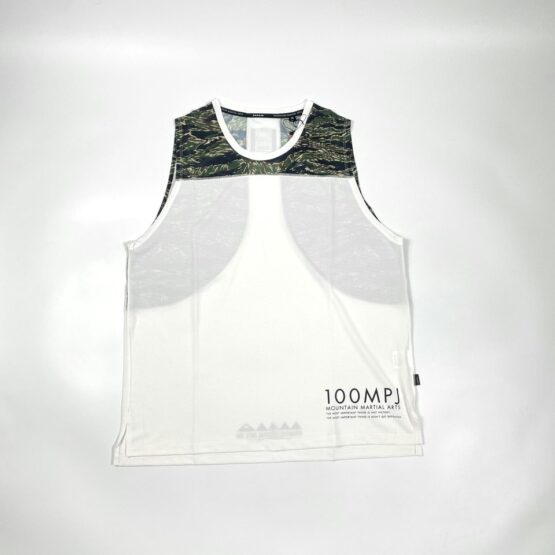 【Men's】MOUNTAIN MARTIAL ARTS | マウンテンマーシャルアーツ　MMA 100MPJ Racing Sleeve-less - WHITE [MMA20-19]