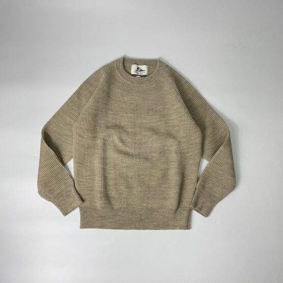 【Ladies】Vincent et Mireille | ヴァンソン エ ミレイユ　8GG Aze Crew Neck Sweater - NATURAL