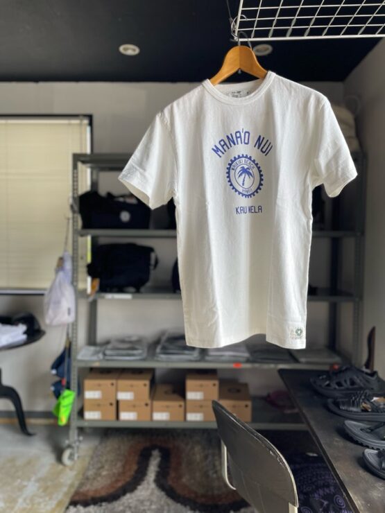 【Ladies】free rage | フリーレイジ　Rycycle Cotton Tee “HAWAII” - WHITE