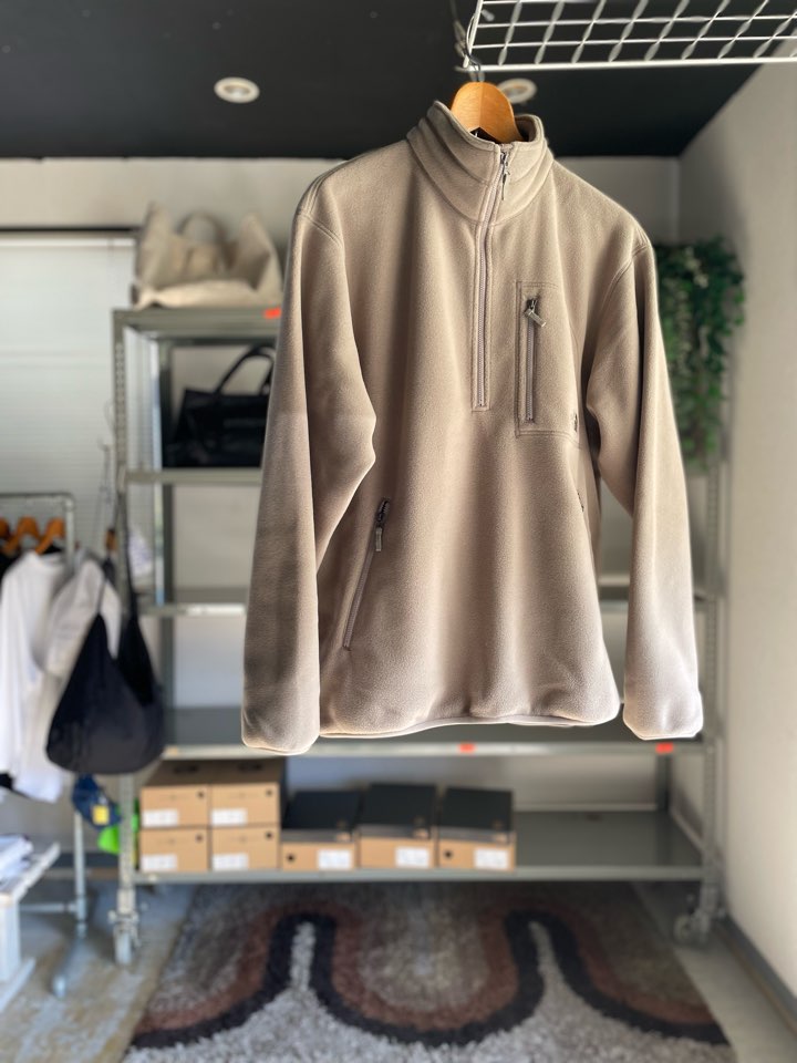 【Men's】THE NORTH FACE | ザ・ノースフェイス Field Fleece Half Zip - MR マッシュルーム