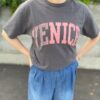 【Ladies】free rage | フリーレイジ　Rycycle Cotton Tee “VENICE” - SUMIKURO - 画像 (2)