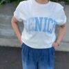 【Ladies】free rage | フリーレイジ　Rycycle Cotton Tee “VENICE” - WHITE - 画像 (2)