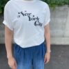 【Ladies】free rage | フリーレイジ　Rycycle Cotton Tee “New York City” - WHITE - 画像 (2)