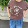 【Ladies】free rage | フリーレイジ　Rycycle Cotton Tee “HAWAII” - BROWN - 画像 (2)