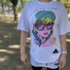 【Unisex】STAMP Run&Co | スタンプ ランアンドカンパニー　STAMP Wide Tee "Hard To Say I'll Be Back" - WHITE - 画像 (2)