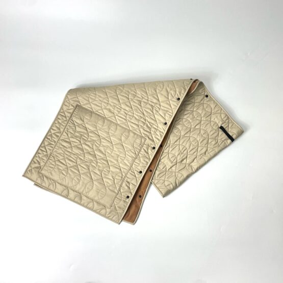 halo commodity | ハロコモディティー　Flutter Stole - BEIGE/CAMEL [h223-980]