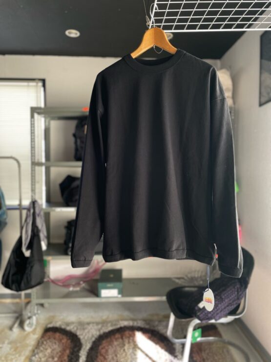【Men's】melple | メイプル　The American Ringer L/S - BLACK