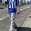 【Men's】STAMP Run&Co | スタンプ ランアンドカンパニー　STAMP Graphic Run Tee "BIG LOGO" - BLUE - 画像 (7)