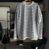 【Men's】melple | メイプル　The American Ringer Border L/S - WHITE / BLUE - 画像 (11)