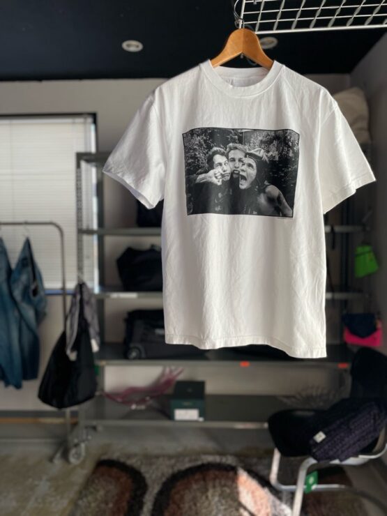 【Unesex】Red Hot Chili Peppers × Lawrence Watson Photo Grahic S/S Tee - WHITE