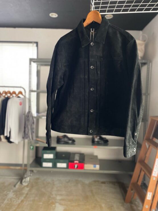 【Men's】*A VONTADE | アボンタージ　Type 1 Jacket "Suede" - BLACK [RD-0105-24AW]