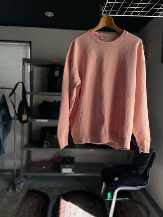 【Unisex】Import Brand　Garment Dyed Crew Swat - PEACH