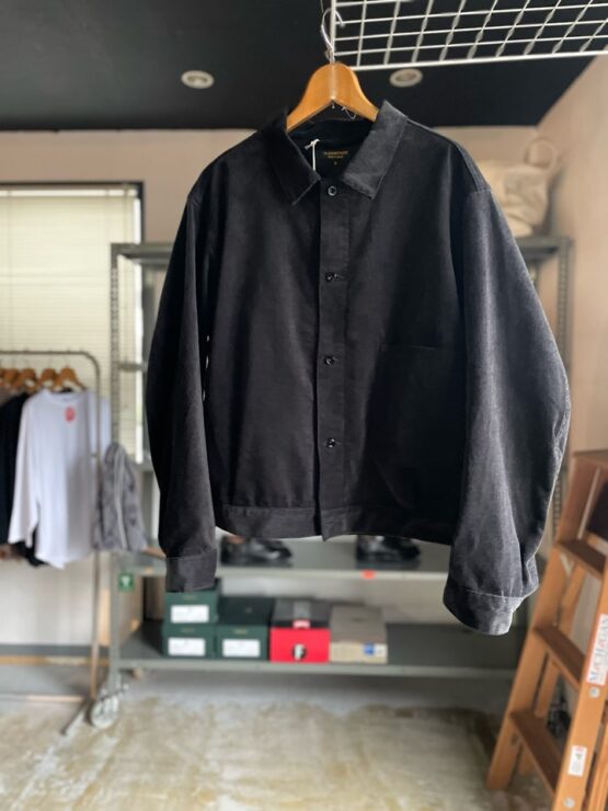 【Men's】*A VONTADE | アボンタージ　Coal Mine Blouse 12 Well Highcount Corduroy - BLACK [VTD-0541-JK-CD]