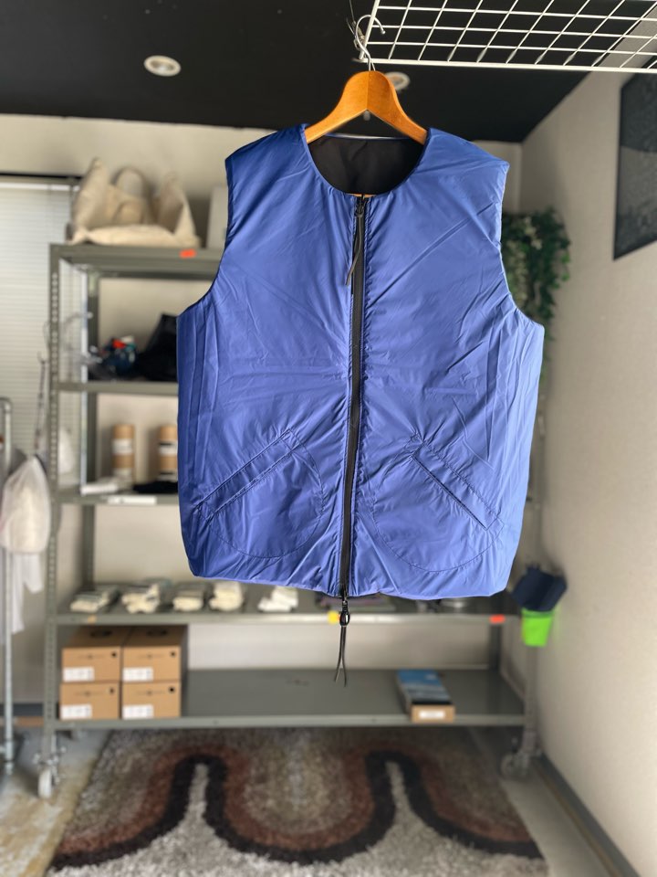 【Men's】melple | メイプル Ventura Vest - BLACK×BLUE - 画像 (13)