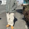 【Men's】BIG MIKE | ビッグマイク　60/40 Cross Mesh Coach Jacket  - SAGE GREEN - 画像 (2)
