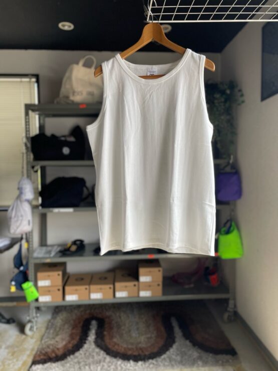 【Unisex】armi | アーミィ　『残布』Zan;p Tank Top - WHITE