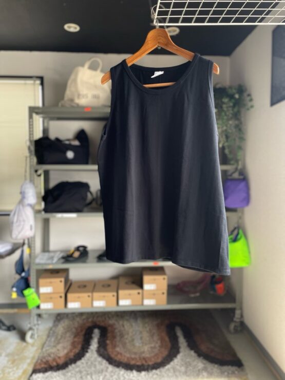 【Unisex】armi | アーミィ　『残布』Zan;p Tank Top - BLACK
