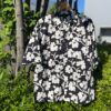 【Unisex】SUNNY SPORTS | サニースポーツ　Printed Box Shirt - WHITE × BLACK - 画像 (2)
