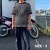 【Unisex】armi | アーミィ　peacetree別注『残布』Zan;p T Border - BLACK BORDER - 画像 (10)