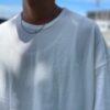 【Unisex】armi | アーミィ　『残布』Zan;p T Oversize - WHITE - 画像 (4)