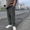 【Men's】melple | メイプル　TOMCAT  Relax Pants - OLIVE [MP4SS006] - 画像 (4)