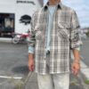【Men's】BIG MIKE | ビッグマイク　Heavy Flannel Shirts - MINT×BRN×OFF - 画像 (7)