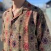 【Men's】NEEDLES | ニードルズ　Cabana Shirt [Poly india Iq.] - RUST/NAVY/GREEN - 画像 (3)