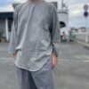 【Unisex】WALLA WALLA SPORT | ワラワラスポーツ　3/4 Baseball Tee - GREY - 画像 (8)