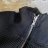 【Men's】*A VONTADE | アボンタージ　Big Waffle Drivers Zip Cardigan - BLACK - 画像 (9)