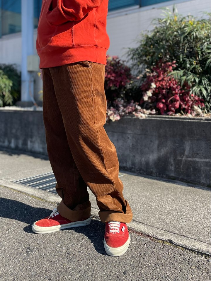 【Men's】BIG MIKE | ビッグマイク Corduroy Easy Pants - BROWN - 画像 (3)