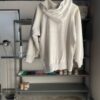 【USED】Unknown　 Pullover Sweat Parka - OATMEAL - 画像 (8)
