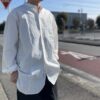 【Men's】*A VONTADE | アボンタージ　Banded Collar Shirts - WHITE - 画像 (3)
