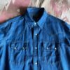 【Men's】*A VONTADE | アボンタージ　Lax Western Shirts - FADE INDIGO [VTD-0370-SH] - 画像 (11)