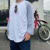 【Unisex】WALLA WALLA SPORT | ワラワラスポーツ　3/4 Baseball Tee 2 Tone - WHITE / MOCK TWIST - 画像 (3)