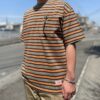 【Men's】BIG MIKE | ビッグマイク　Sunglasses Pocket Boder S/S Tee - KHAKI×ORANGE - 画像 (2)