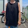 【Unisex】armi | アーミィ　『残布』Zan;p Tank Top - BLACK - 画像 (3)