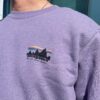 【Unisex】patagonia | パタゴニア　’73 Skyline Uprisal Crew Sweatshirt - CONCRETE PURPLE - 画像 (3)