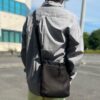 ARTS & CRAFTS | アーツアンドクラフツ　《DEER LEATHER》 Chalk Shoulder L - BLACK - 画像 (10)