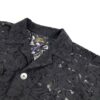 【Unisex】NEEDLES | ニードルズ　Cabana Shirt [C/Pe/R Lace Cloth / FLOWER] - BLACK [MR252] - 画像 (2)