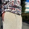 RICCARDO METHA | リカルドメッサ　1Tuck Wide Pants 8Walle Couduroy - BEIGE - 画像 (2)