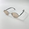 kearny eyewear | カーニーアイウェア　Gravel03 - BLACK STONE × SILVER [Coarse tea Lens] - 画像 (2)