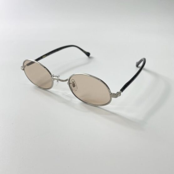kearny eyewear | カーニーアイウェア　Gravel03 - BLACK STONE × SILVER [Coarse tea Lens]
