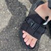 【Men's】THE NORTH FACE | ザ・ノースフェイス　Explore Camp Slide - KK TNFブラック×TNFブラック [NF02452] - 画像 (9)