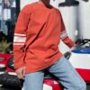 【Men's】*A VONTADE | アボンタージ　7.5oz FootBall T-Shirt - SUNBURN RED - 画像 (2)