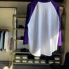 【Unisex】WALLA WALLA SPORT | ワラワラスポーツ　3/4 Baseball Tee 2 Tone - WHITE / PURPLE - 画像 (14)