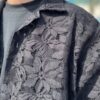 【Unisex】NEEDLES | ニードルズ　Cabana Shirt [C/Pe/R Lace Cloth / FLOWER] - BLACK [MR252] - 画像 (4)